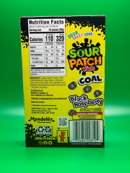 Canadian Sour Patch Kids | Black Raspberry Sour Gummies Box