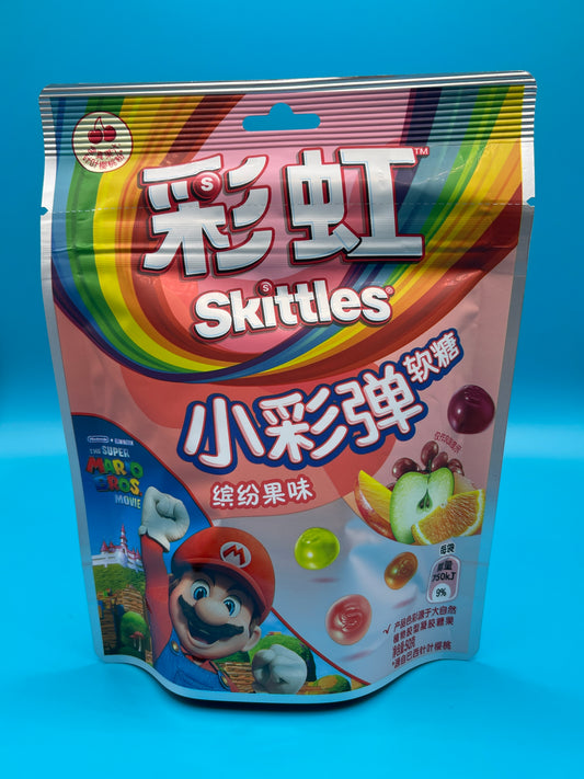 Chinese Skittles | Tropical Flavor Gummies 50g Mario Bag