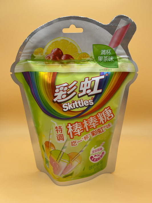 Chinese Skittles | Tropical Flavor Lollipops Bag