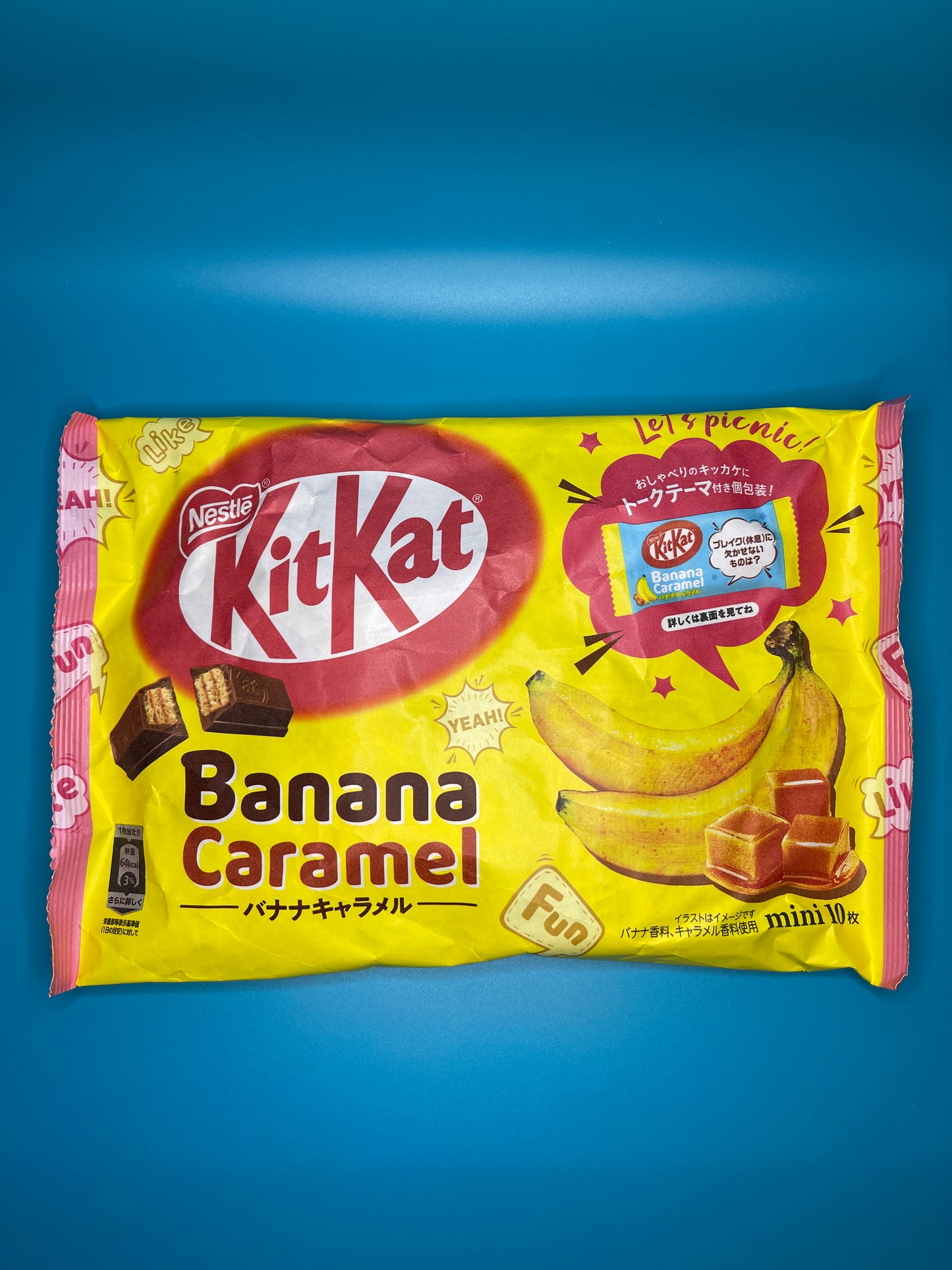 Japanese Kit Kat | Banana Caramel Mini Bar Pack