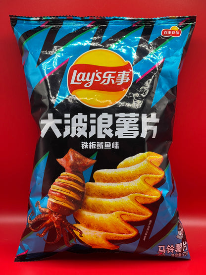 Chinese Lays | Sizzling Squid Flavor 70g Bag