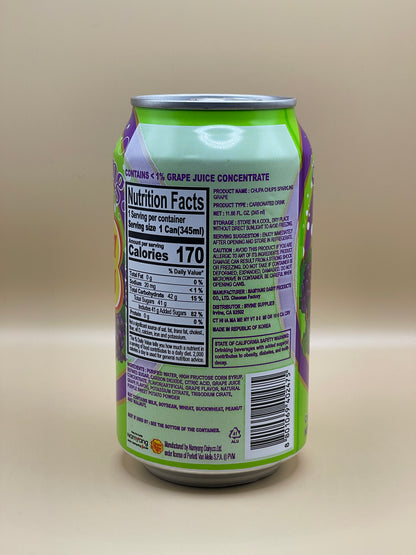 South Korean Soda | Chupa Chups Grape 345ml Can