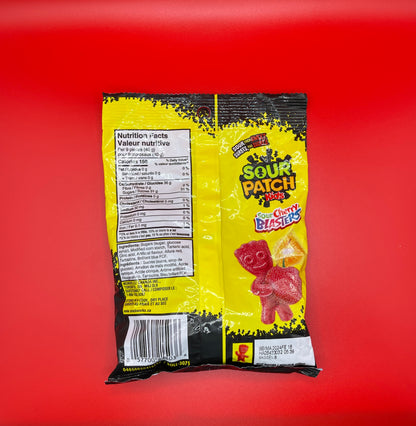 Canadian Sour Patch Kids | Sour Cherry Blasters Gummies 185g Bag