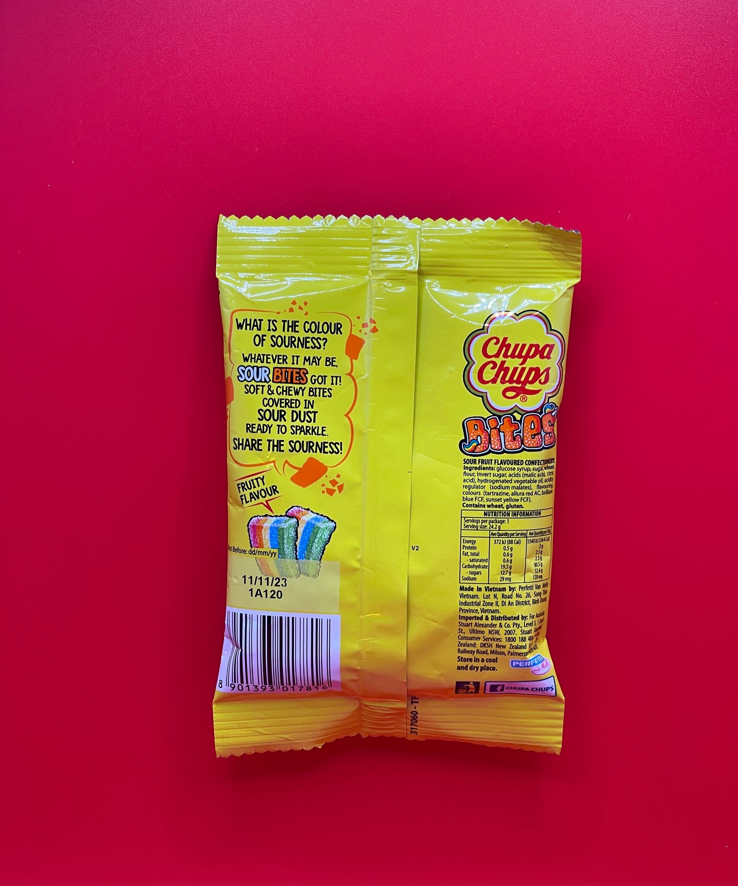 Australian Chupa Chups | Sour Bites 24g Packet