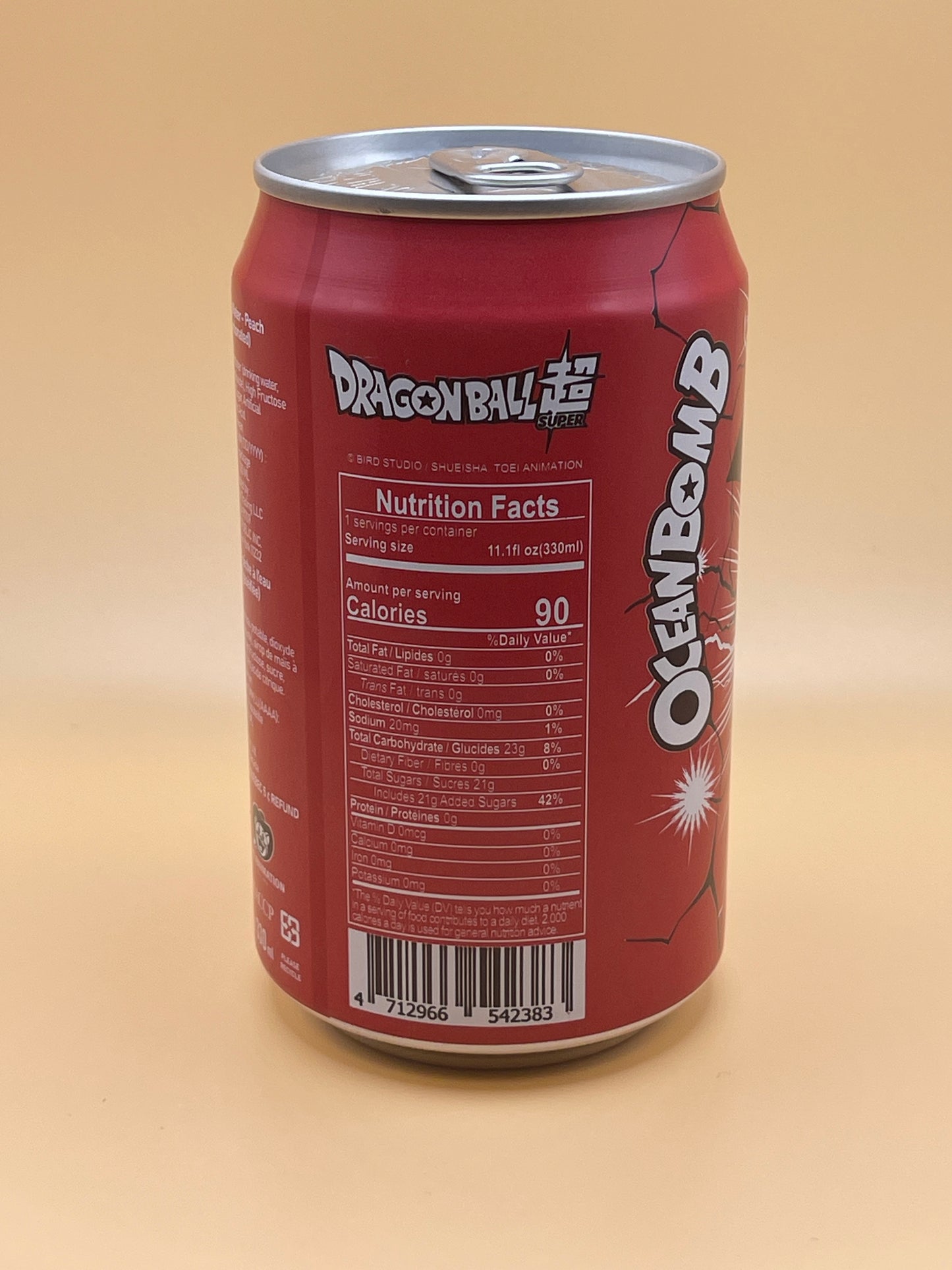 Taiwanese Soda | Dragon Ball Peach 330ml Can